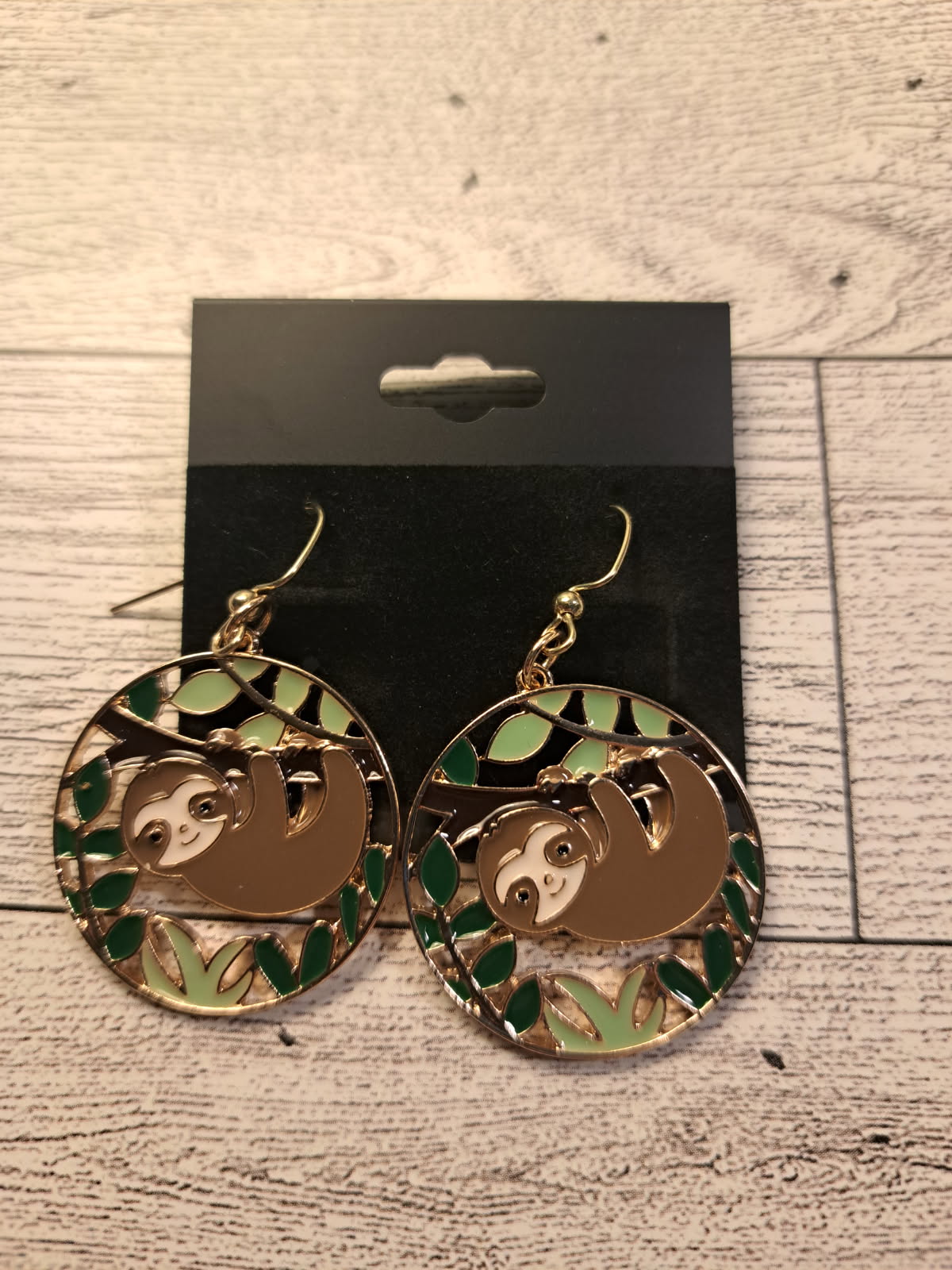 Earrings Sloth