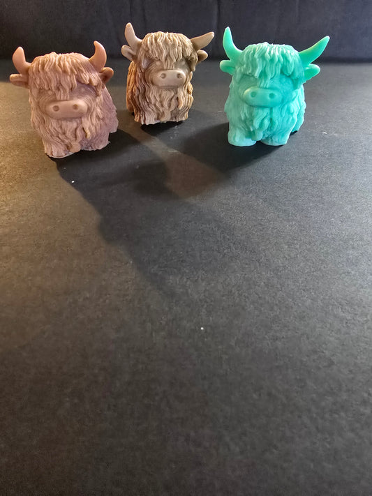 Highland Cow 3D soap